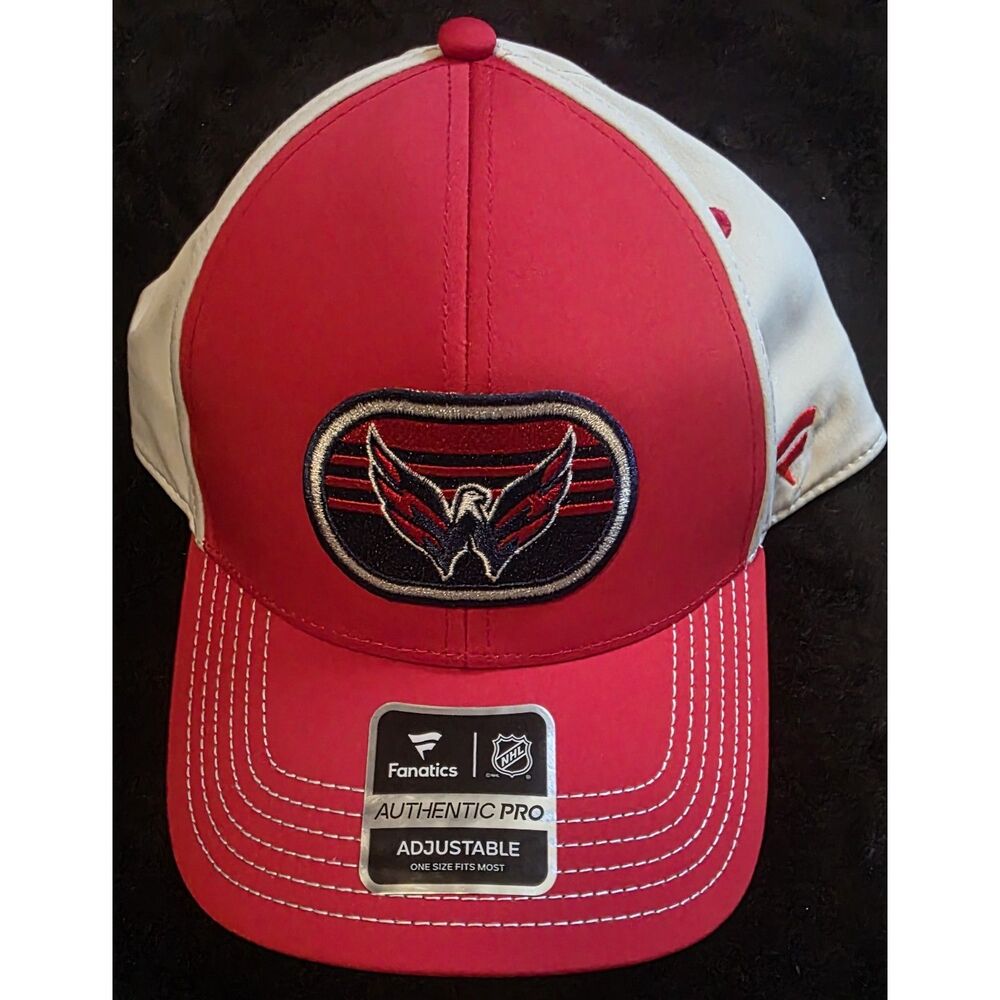 Fanatics Authentic Pro Washington Capitals Hat | NIP Adjustable NHL Cap Red